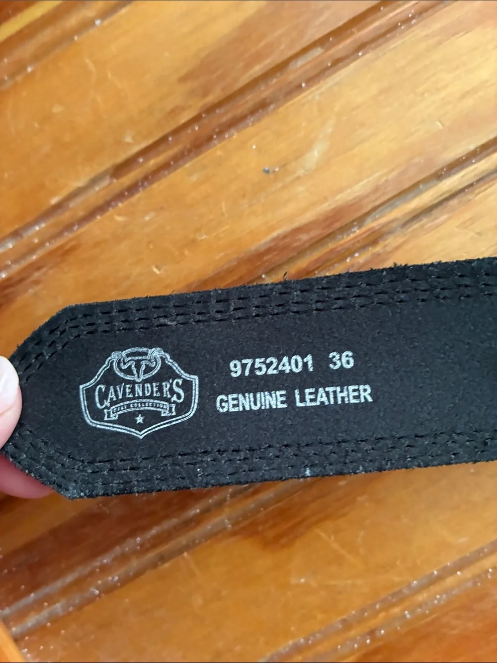 Western Oval Silver Buckle Black Leather Belt - Men